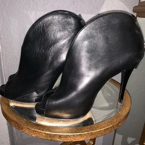 Giuseppe Zanotti Peep Toe Booties - Size 36.5